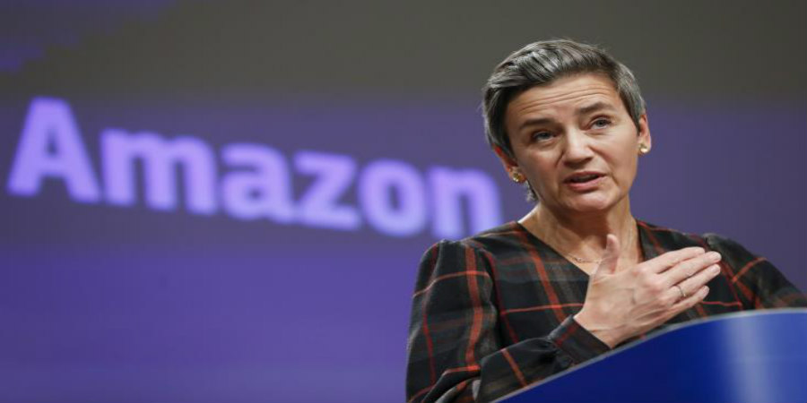 H Koμισιόν ξεκινά δύο έρευνες κατά της Amazon για κατάχρηση δεσπόζουσας θέσης